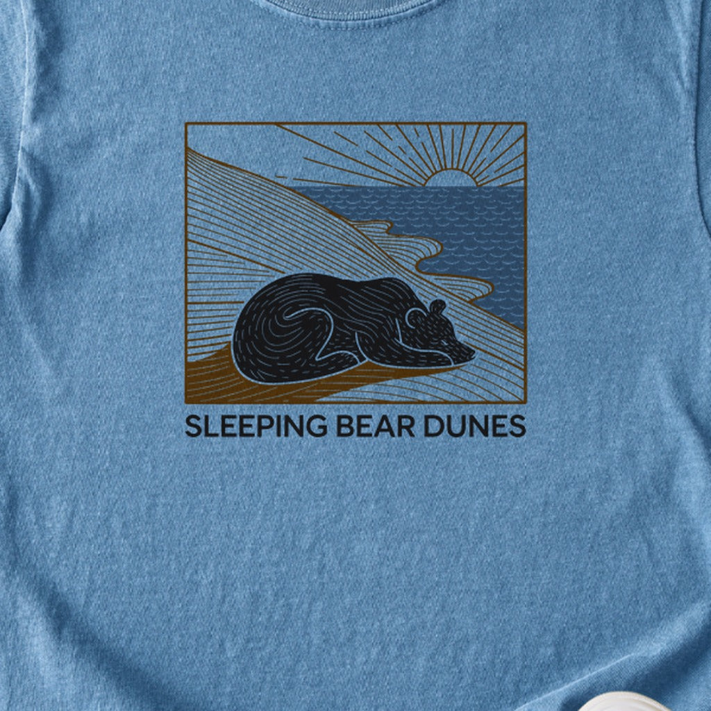 Sleeping Bear Dunes National Lakeshore Kids Cotton T-Shirt