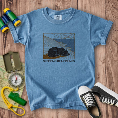Sleeping Bear Dunes National Lakeshore Kids Cotton T-Shirt