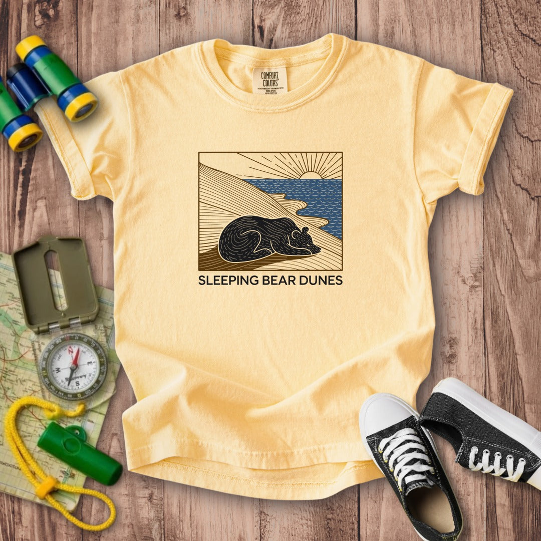 Sleeping Bear Dunes National Lakeshore Kids Cotton T-Shirt