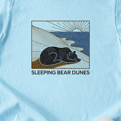 Sleeping Bear Dunes National Lakeshore Kids Cotton T-Shirt