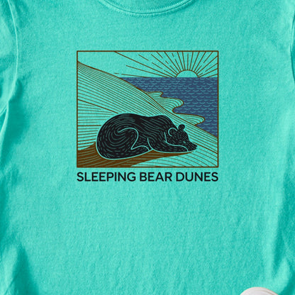 Sleeping Bear Dunes National Lakeshore Kids Cotton T-Shirt