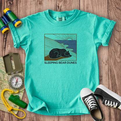 Sleeping Bear Dunes National Lakeshore Kids Cotton T-Shirt