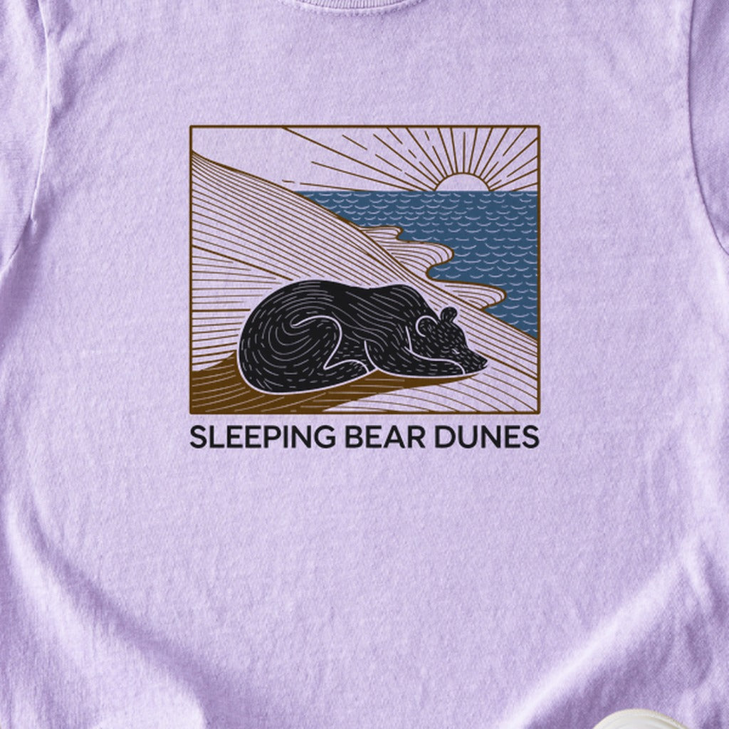 Sleeping Bear Dunes National Lakeshore Kids Cotton T-Shirt