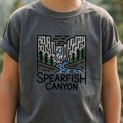 Spearfish Canyon Kids Cotton T-Shirt