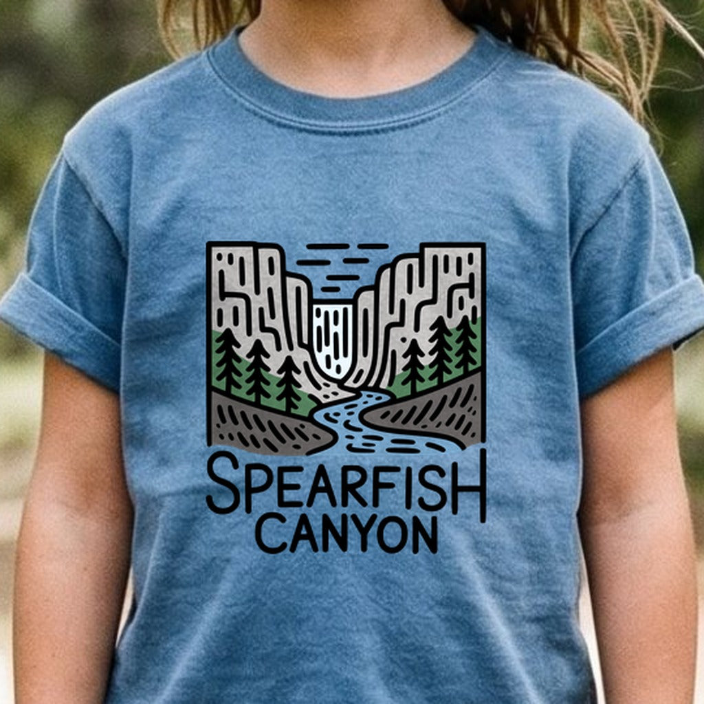 Spearfish Canyon Kids Cotton T-Shirt