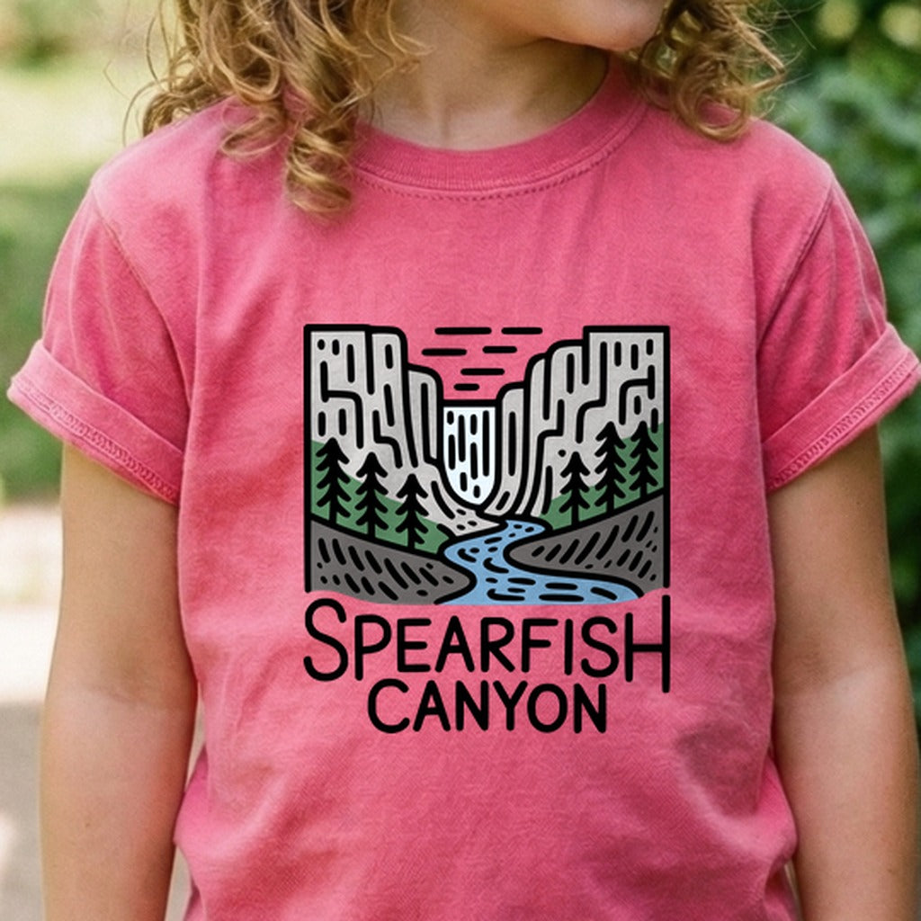 Spearfish Canyon Kids Cotton T-Shirt