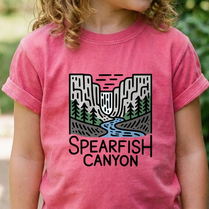 Spearfish Canyon Kids Cotton T-Shirt