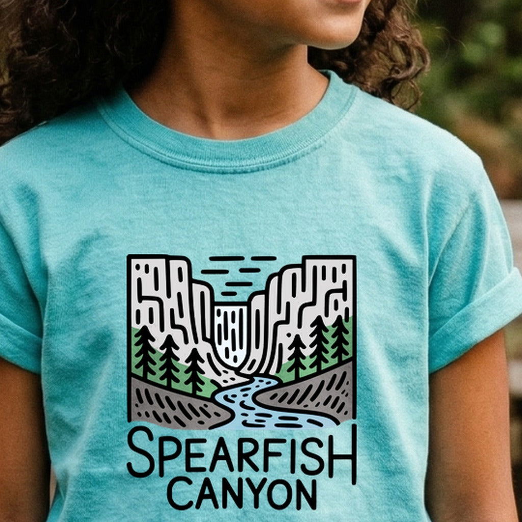 Spearfish Canyon Kids Cotton T-Shirt