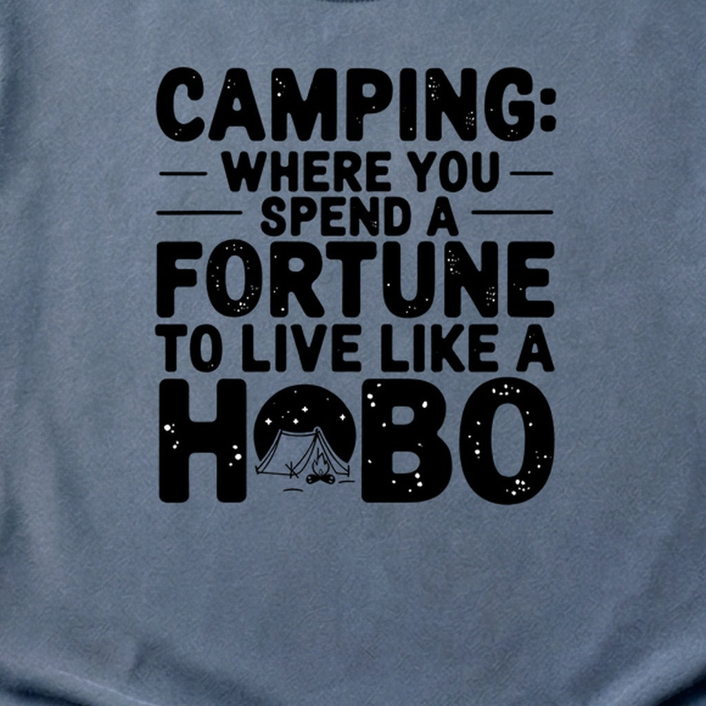 Spend a Fortune Camping Cotton T-Shirt