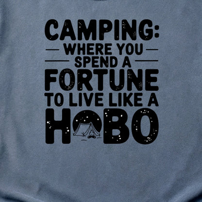 Spend a Fortune Camping Cotton T-Shirt