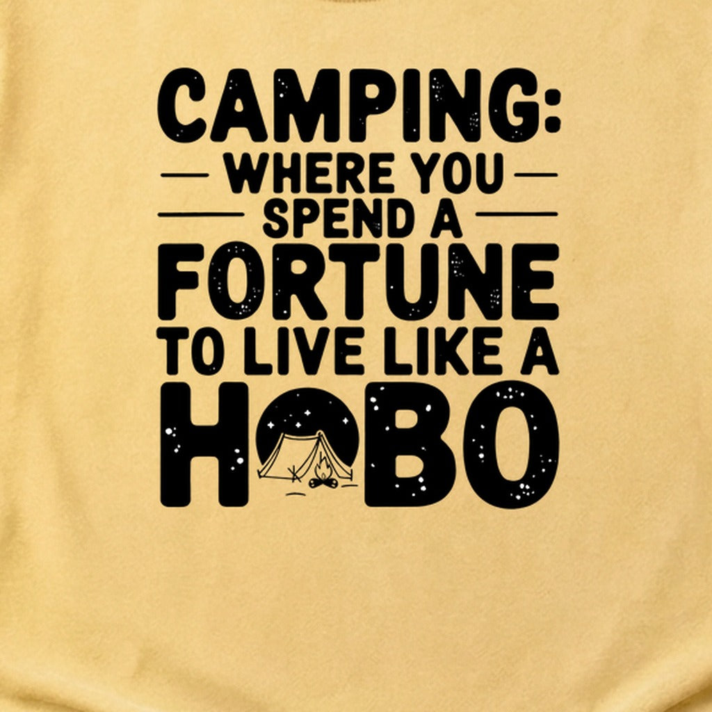 Spend a Fortune Camping Cotton T-Shirt