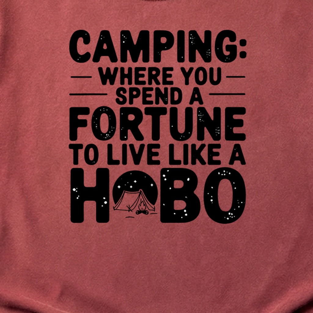 Spend a Fortune Camping Cotton T-Shirt