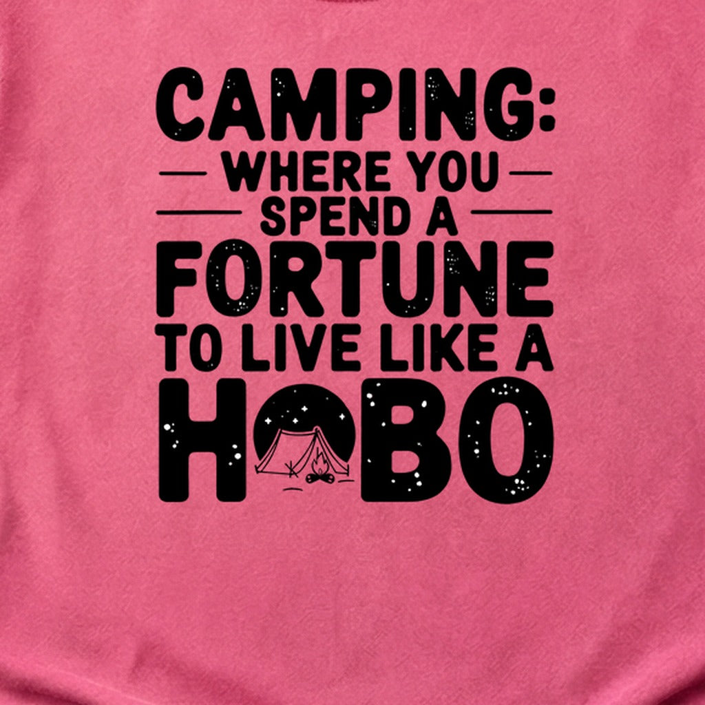 Spend a Fortune Camping Cotton T-Shirt