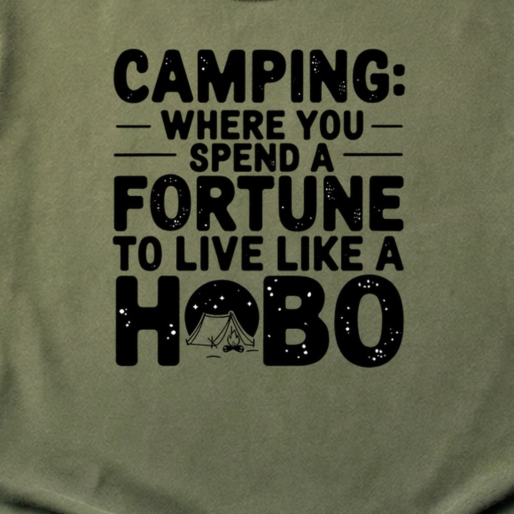 Spend a Fortune Camping Cotton T-Shirt