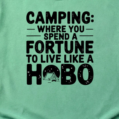 Spend a Fortune Camping Cotton T-Shirt