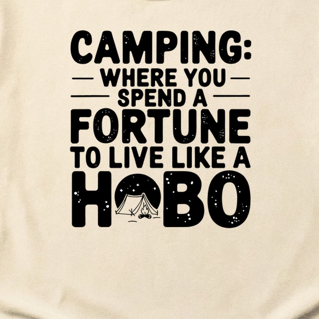Spend a Fortune Camping Cotton T-Shirt