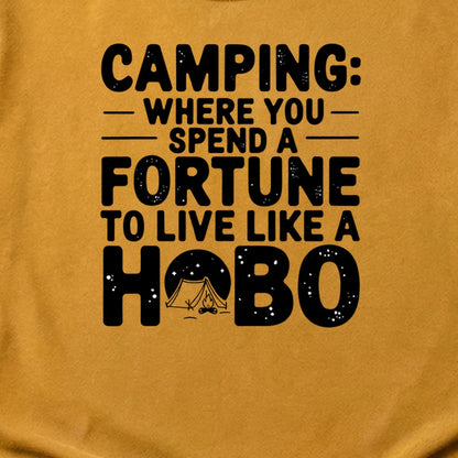 Spend a Fortune Camping Cotton T-Shirt