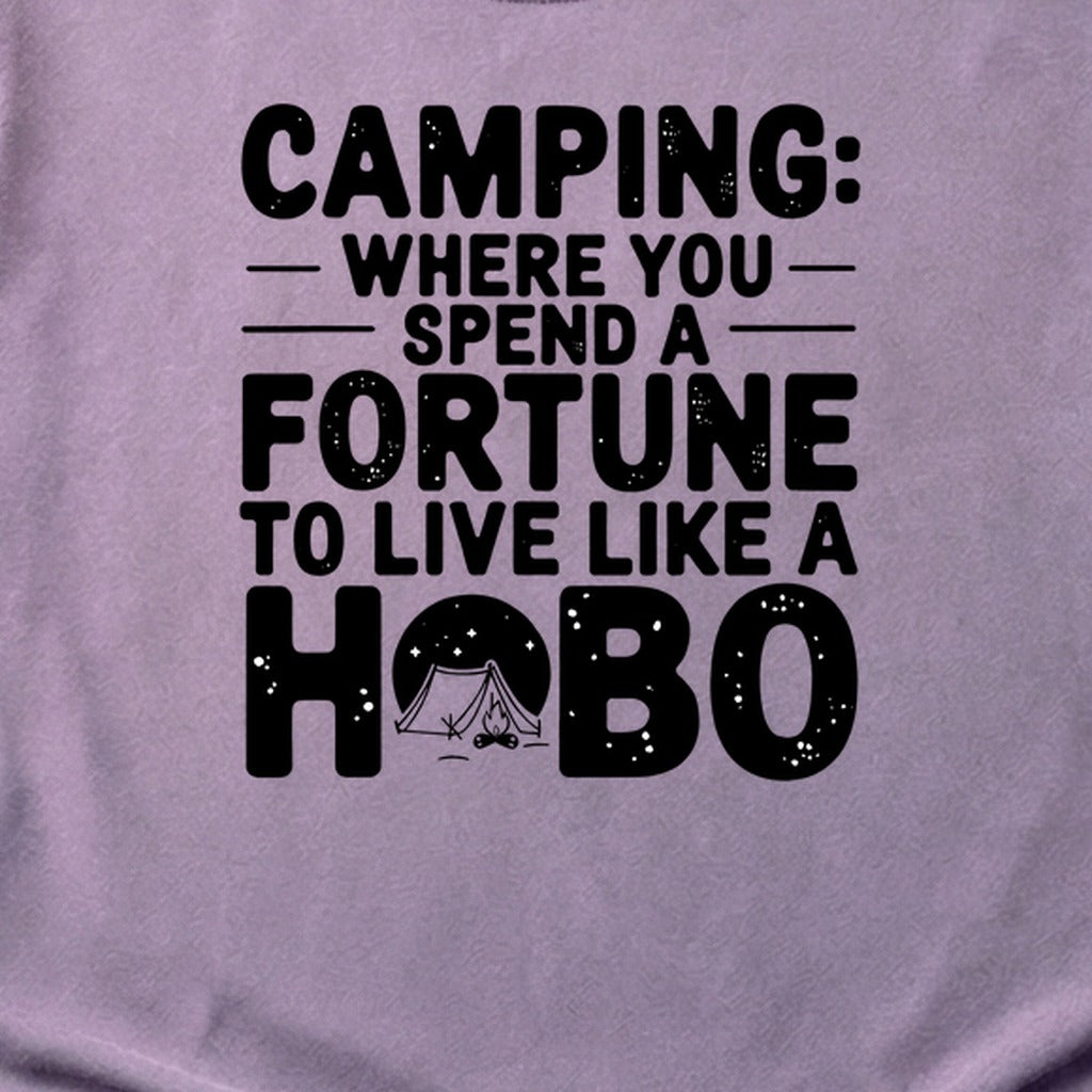 Spend a Fortune Camping Cotton T-Shirt