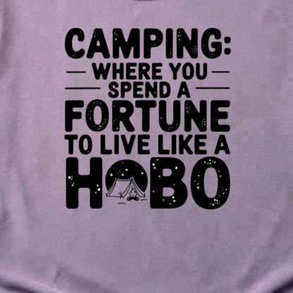 Spend a Fortune Camping Cotton T-Shirt