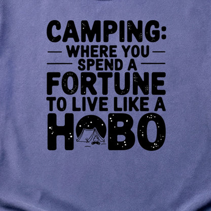 Spend a Fortune Camping Cotton T-Shirt