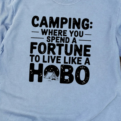 Spend a Fortune Camping Cotton Long Sleeve