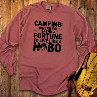 Spend a Fortune Camping Cotton Long Sleeve