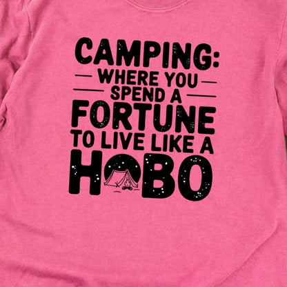 Spend a Fortune Camping Cotton Long Sleeve