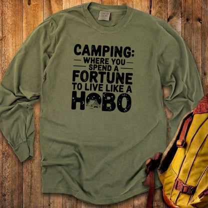 Spend a Fortune Camping Cotton Long Sleeve