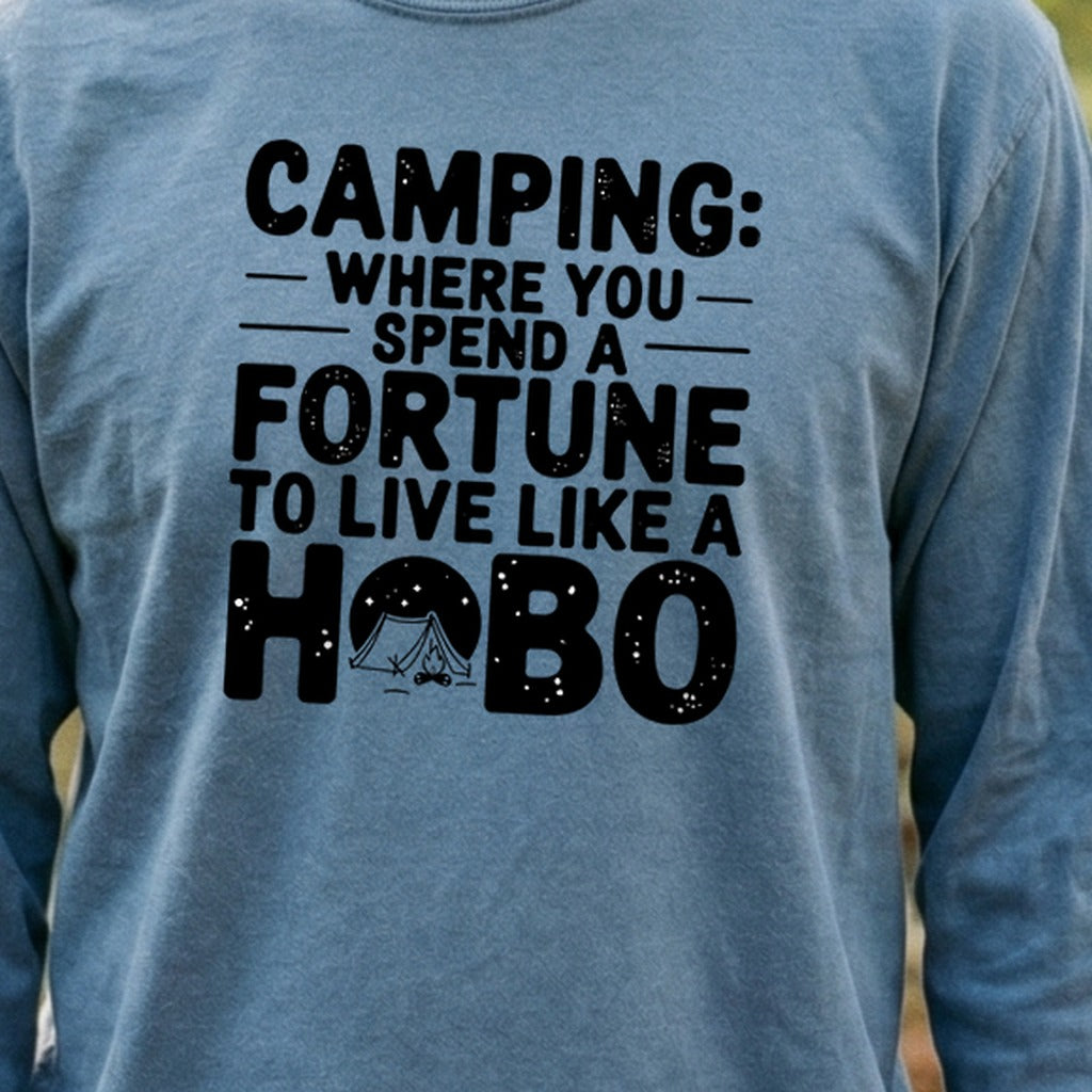 Spend a Fortune Camping Cotton Long Sleeve