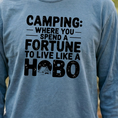 Spend a Fortune Camping Cotton Long Sleeve