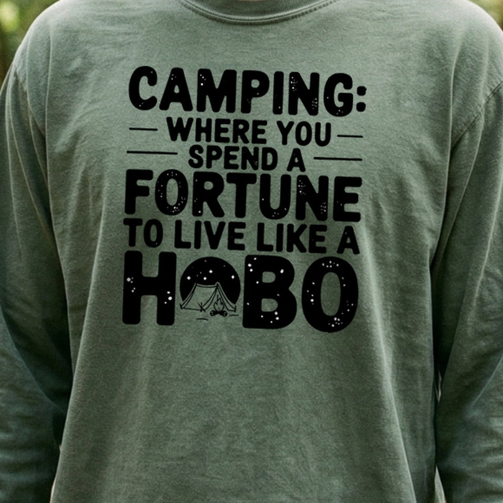 Spend a Fortune Camping Cotton Long Sleeve