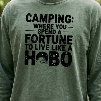 Spend a Fortune Camping Cotton Long Sleeve