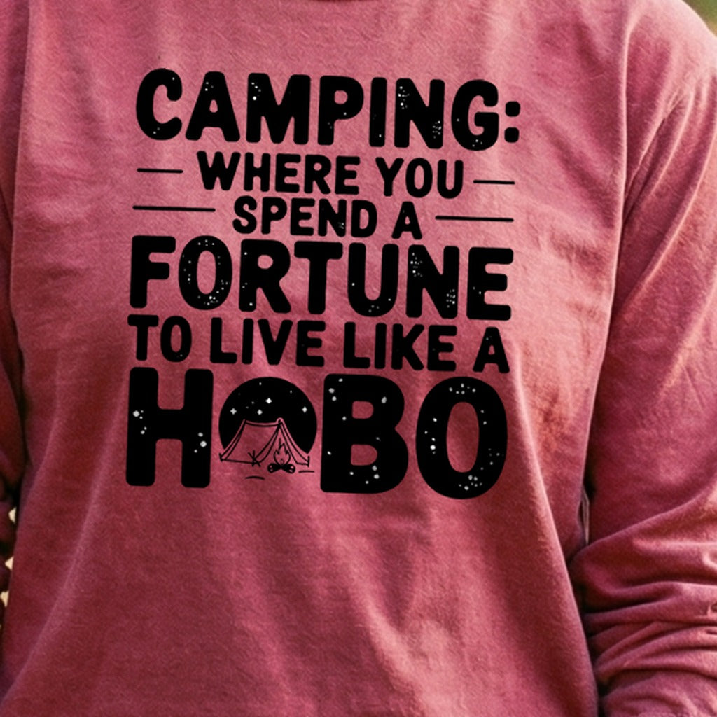 Spend a Fortune Camping Cotton Long Sleeve