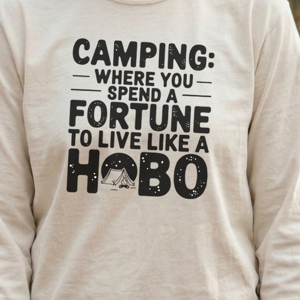 Spend a Fortune Camping Cotton Long Sleeve