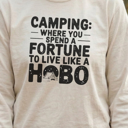 Spend a Fortune Camping Cotton Long Sleeve