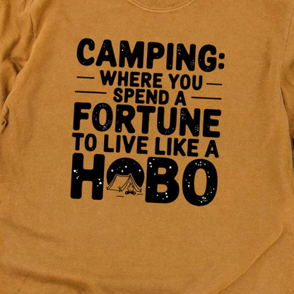 Spend a Fortune Camping Cotton Long Sleeve
