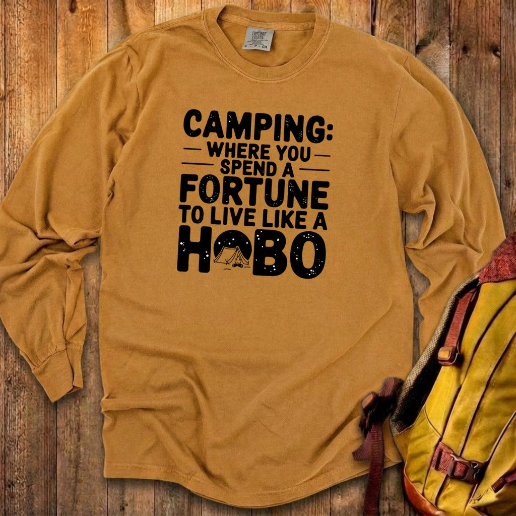 Spend a Fortune Camping Cotton Long Sleeve