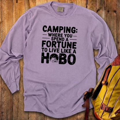 Spend a Fortune Camping Cotton Long Sleeve