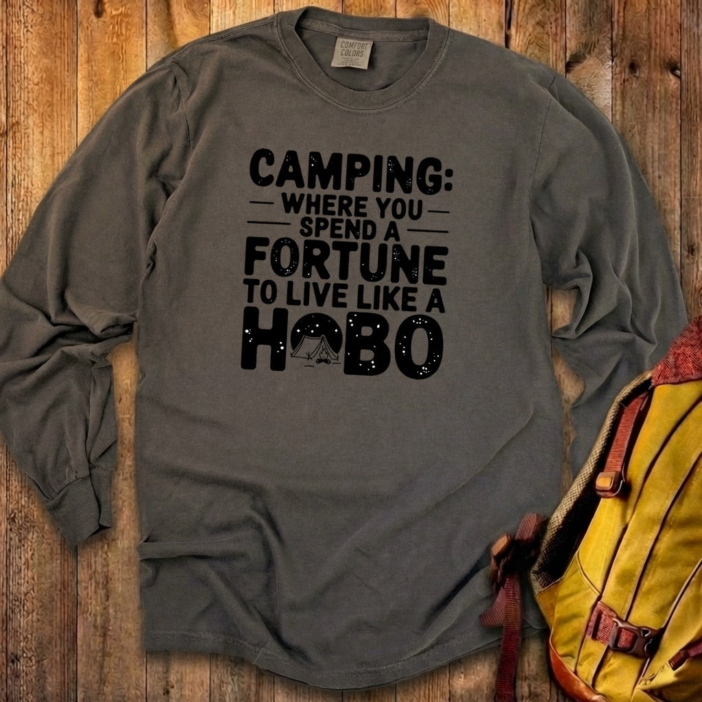 Spend a Fortune Camping Cotton Long Sleeve
