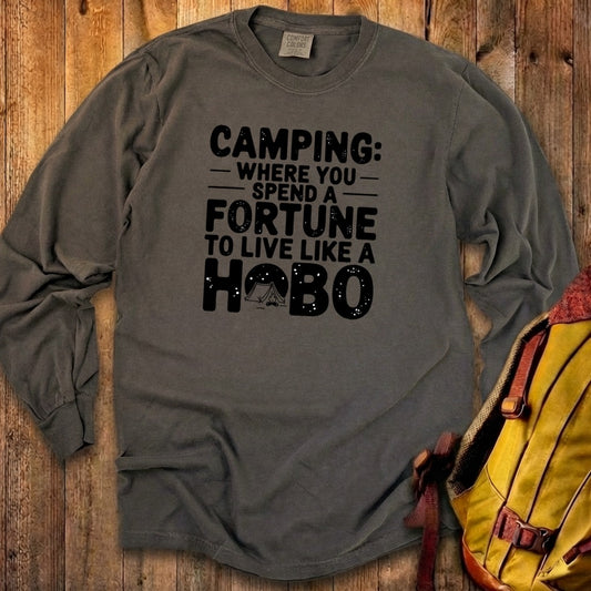 Spend a Fortune Camping Cotton Long Sleeve