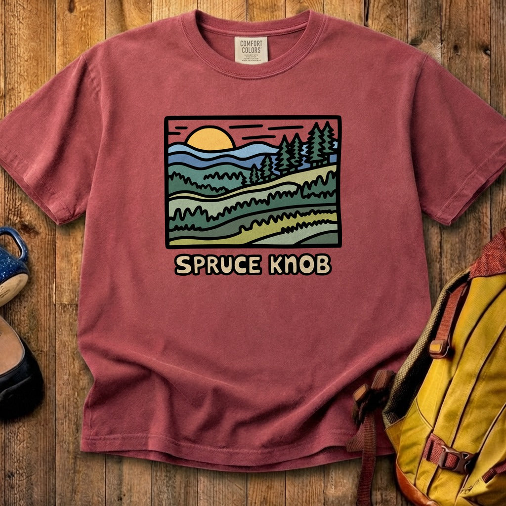 Spruce Knob Cotton T-Shirt