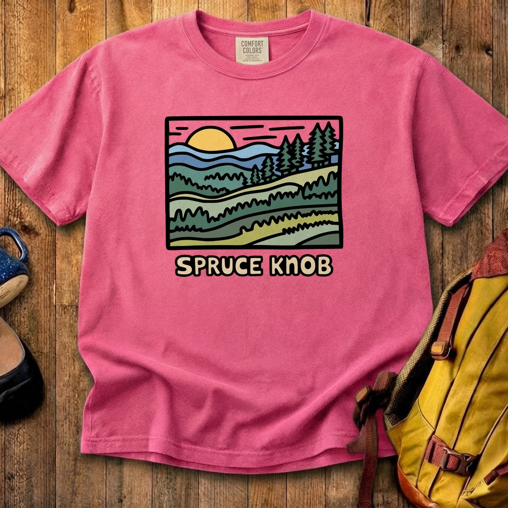 Spruce Knob Cotton T-Shirt