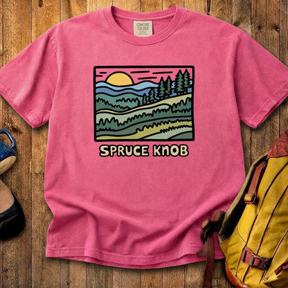 Spruce Knob Cotton T-Shirt