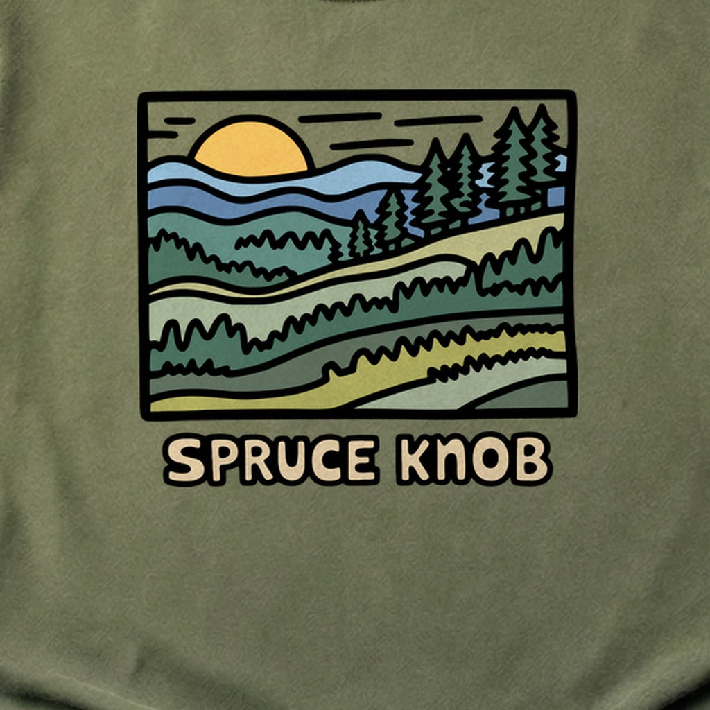 Spruce Knob Cotton T-Shirt