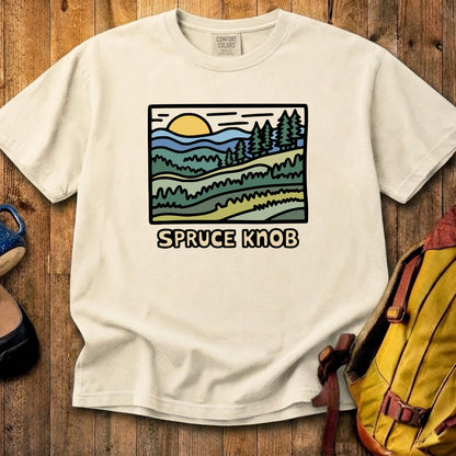 Spruce Knob Cotton T-Shirt