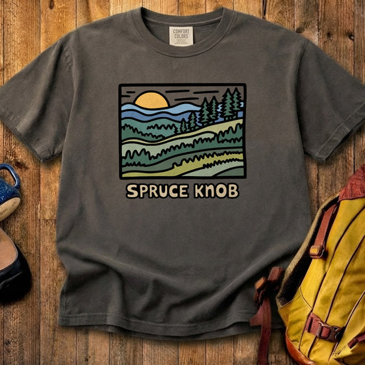 Spruce Knob Cotton T-Shirt