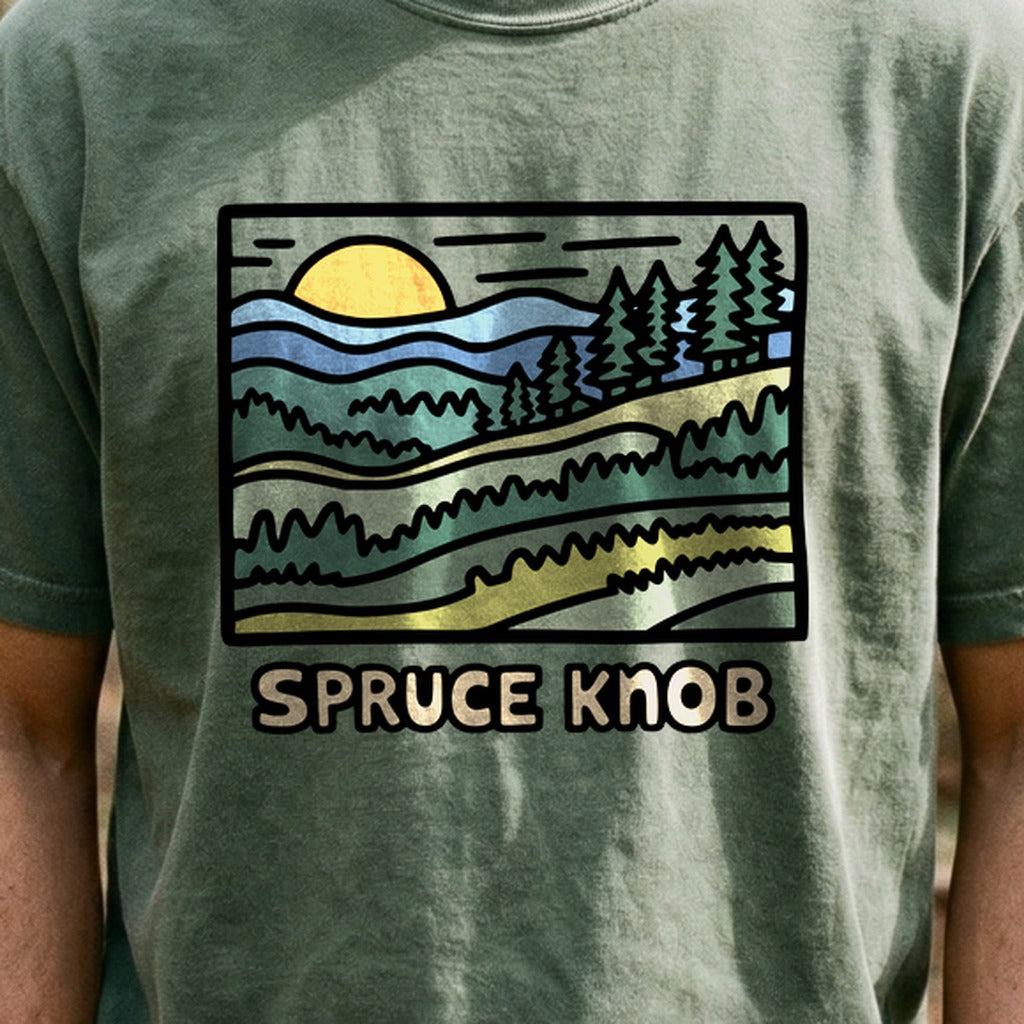 Spruce Knob Cotton T-Shirt