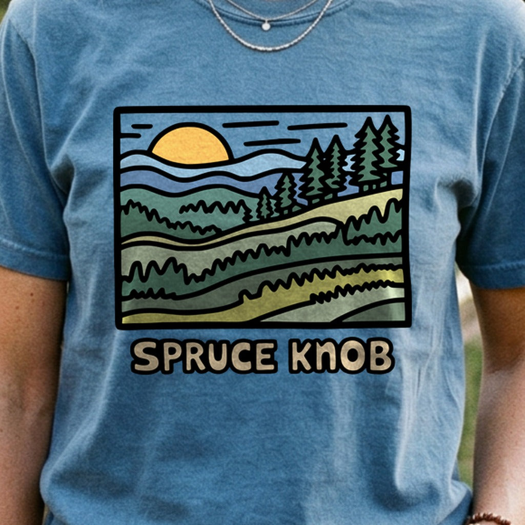 Spruce Knob Cotton T-Shirt