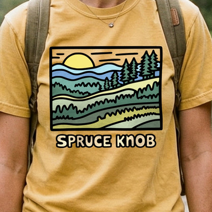 Spruce Knob Cotton T-Shirt