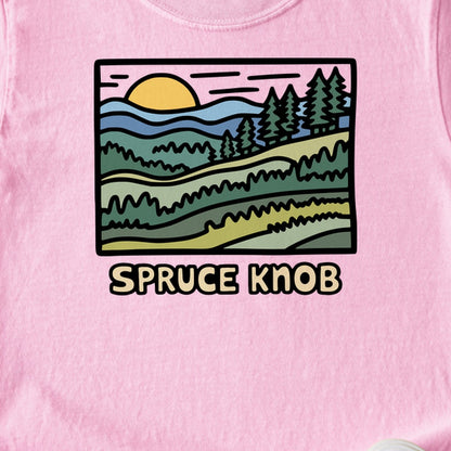 Spruce Knob Kids Cotton T-Shirt